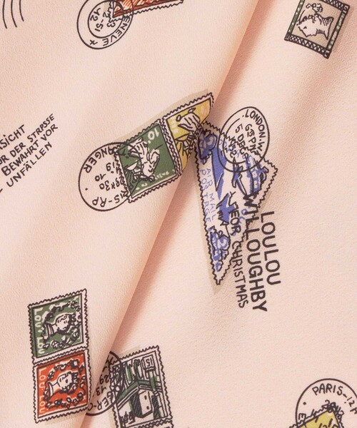 ワンピース 「LOULOU WILLOUGHBY」レタープリントワンピース_16
