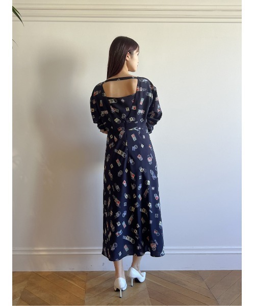 ワンピース 「LOULOU WILLOUGHBY」レタープリントワンピース_22