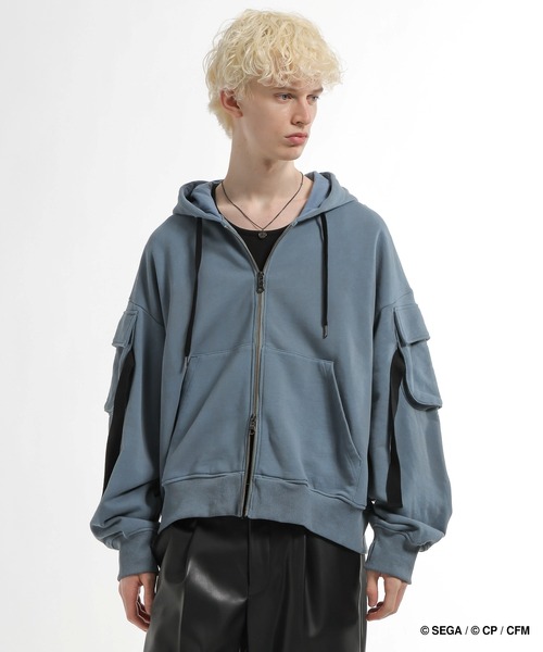 HARE（ハレ） パーカー プロジェクトセカイ×HARE ダブルポケットコード