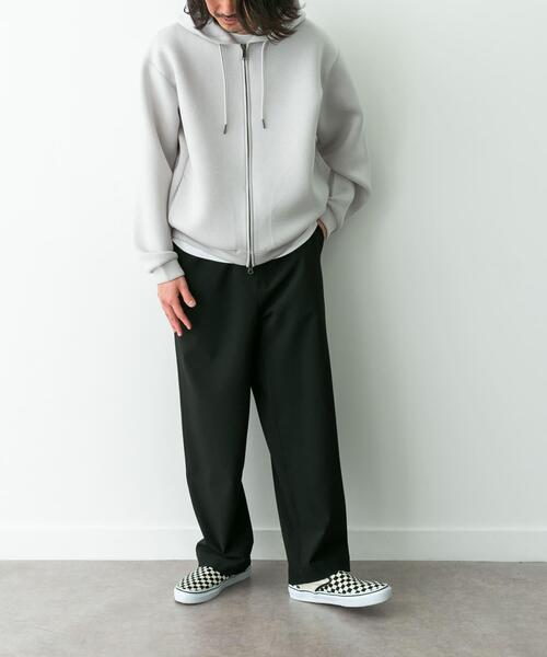【SIIILON】Soidier ribbon pants 試着のみ URBAN RESEARCH Sonny Label パンツ ハイスペワイドストレートイージー