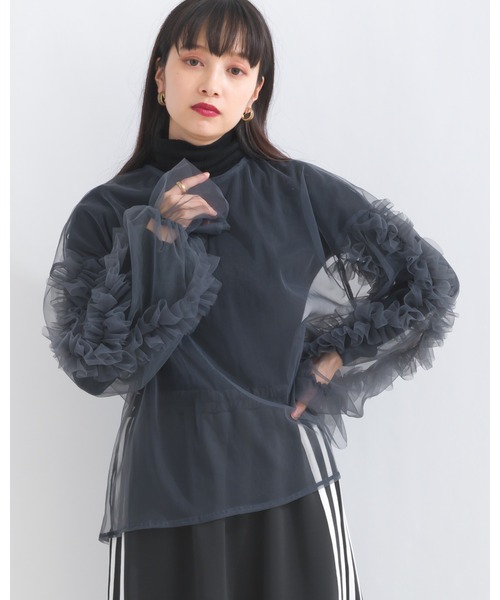 「terrace」 長袖カットソー MEDIUM ブラック レディース_画像7