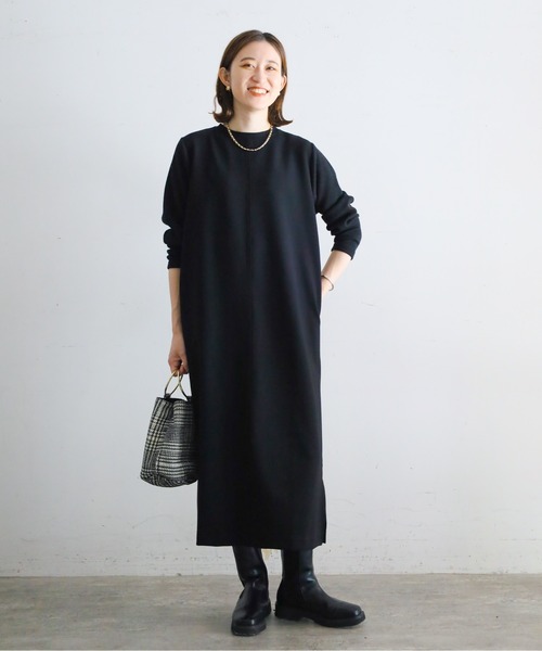 「NOMBRE IMPAIR」 ドッキングワンピース FREE ブラック レディース_画像2