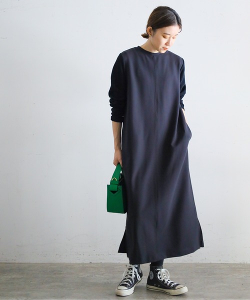 「NOMBRE IMPAIR」 ドッキングワンピース FREE ブラック レディース_画像3