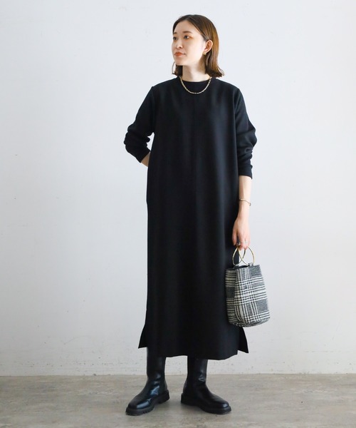 「NOMBRE IMPAIR」 ドッキングワンピース FREE ブラック レディース_画像6