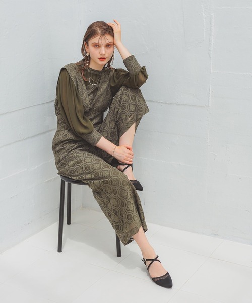 「Dorry Doll」 パンツドレス M イエロー レディース_画像2