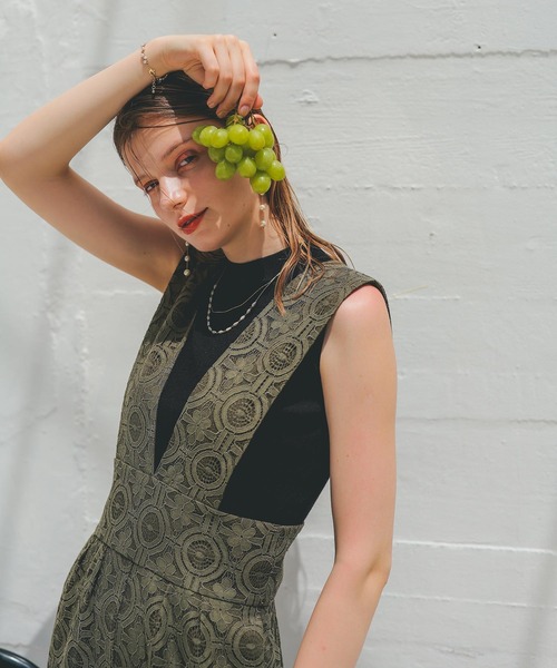 「Dorry Doll」 パンツドレス M イエロー レディース_画像9