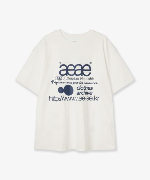 aeae tシャツ 半袖 WEB LOGO T-SHIRTS レディース メンズ : ZOZOTOWN