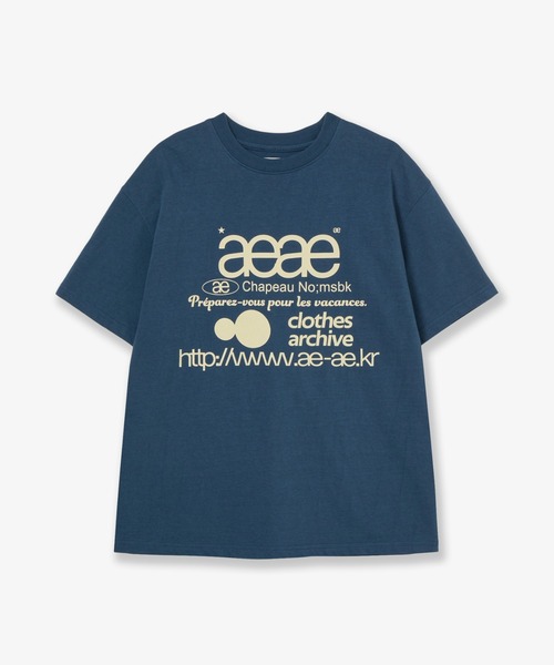 aeae tシャツ 半袖 WEB LOGO T-SHIRTS レディース メンズ : ZOZOTOWN