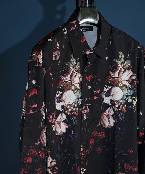 「unrelaxing」 長袖シャツ FREE スミクロ メンズ_画像2