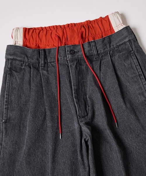 「AIVER」 デニムパンツ MEDIUM グレー メンズ_画像7