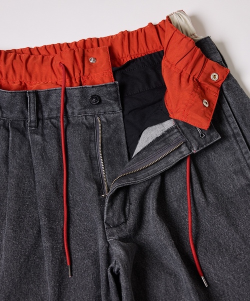 「AIVER」 デニムパンツ MEDIUM グレー メンズ_画像8