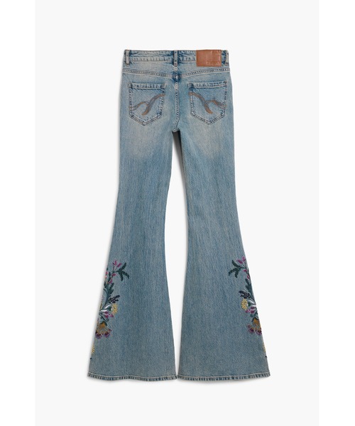 Desigual（デシグアル） ジーンズ デニム デニムパンツ 花柄ステッチ