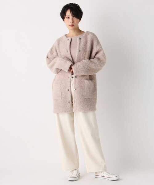 「Afternoon Tea」 カーディガン MEDIUM グレー レディース_画像4