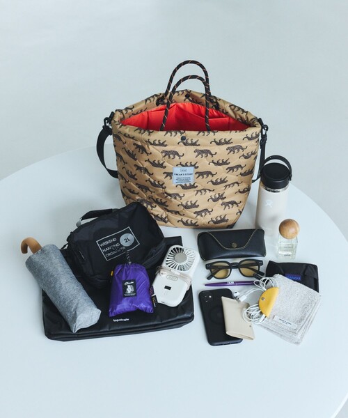 「KiU」 2WAYバッグ ONE SIZE ダークグレー レディース_画像3