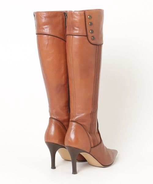 「REBECCA TAYLOR」 ロングブーツ 22.5cm ブラウン レディース_画像2