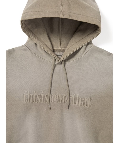 thisisneverthat（ディスイズネバーザット） パーカー Overdyed