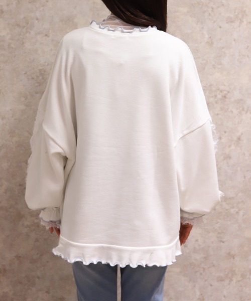 tシャツ フリルハートロングトレーナー レディース | axes femme | 05