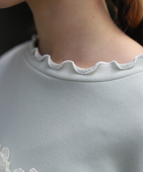 tシャツ フリルハートロングトレーナー レディース | axes femme | 15