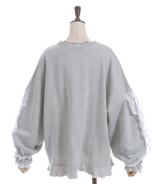 tシャツ フリルハートロングトレーナー レディース | axes femme | 20