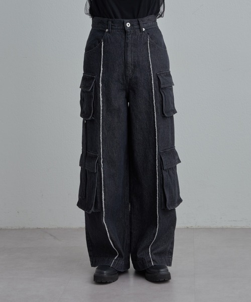 「COLONY 2139」 デニムパンツ SMALL ネイビー レディース_画像3