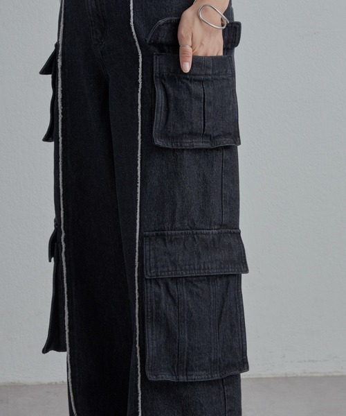 「COLONY 2139」 デニムパンツ SMALL ネイビー レディース_画像9