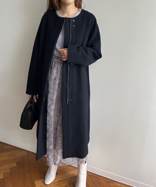 「couture brooch」 フレアスカート 38 グレー レディース_画像5