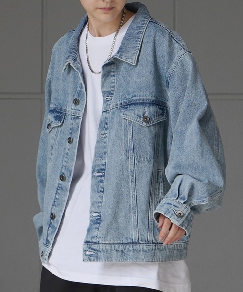 「Confirm」 デニムジャケット X-LARGE ブルー メンズ_画像6