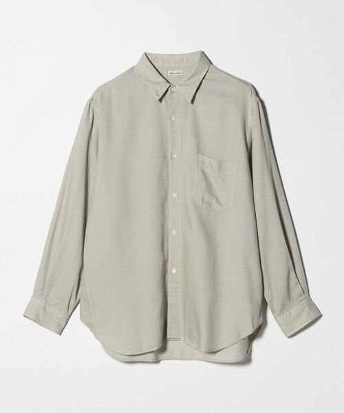 STEVEN ALAN 麻 ルーズフィット シャツ スティーブンアラン STEVEN ALAN（スティーブンアラン） シャツ ドレープ コードレーン