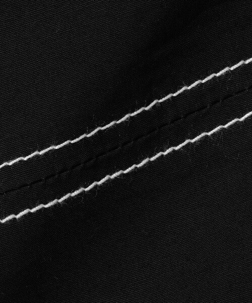 GANNI/ガニー Stretch Cotton A-line Top / A1040068 / バックリボン ストレッチコットン Aライントップスの画像