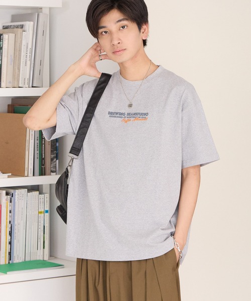 PBLIM tシャツ 半袖 「UNISEX」カフェメニューT バックプリント / 刺繍