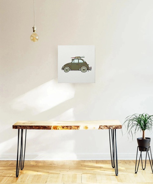 サーフィン　車　ケビン・バトラー　アートワーク壁掛けフレーム GREENROOM ポスター 「KEVIN BUTLER / ケビン・バトラー」#25 VW BUG
