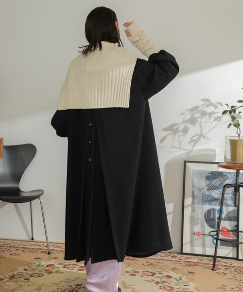 「mici」 ノースリーブニット ONE SIZE グリーン レディース_画像3