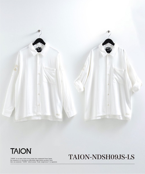 TAION（タイオン） シャツ 「」「ユニセックス」ノンダウン ジャパン