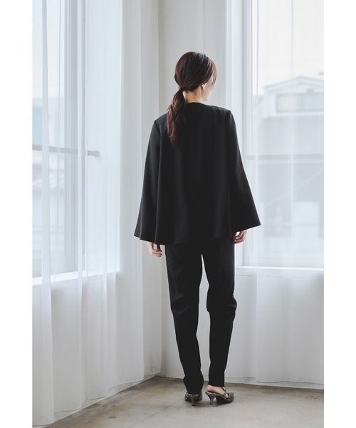 「niana」 「Tokyo offica」セットアップ L ブラック レディースの画像