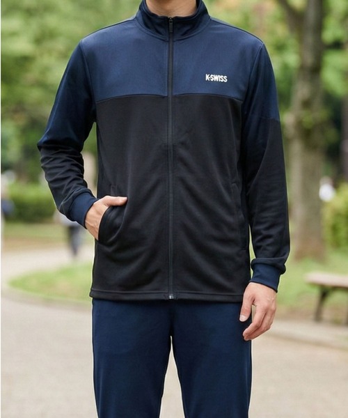 K-SWISS（ケースイス） コート ジャケット 「K-SWISS/ケースイス」無地