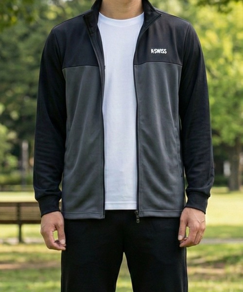 K-SWISS（ケースイス） コート ジャケット 「K-SWISS/ケースイス」無地