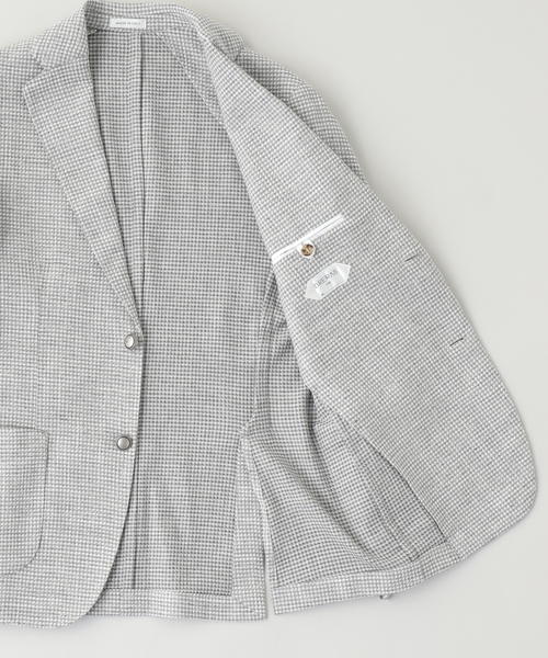 ジャケット テーラードジャケット BRERAS (ブレラス)  Dobby Check JK メンズ レディースの画像