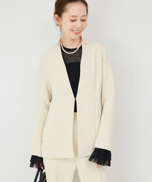 スローブイエナ SLOBE IENA Vネックプルオーバージャケット 38 SLOBE