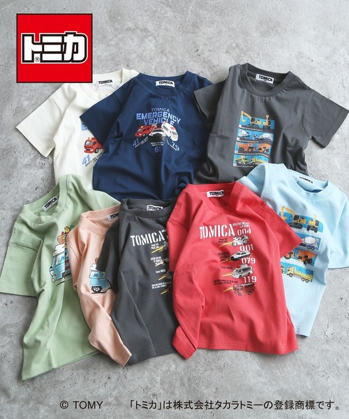 DILASH（ディラッシュ） tシャツ 「TOMICAコラボ」トミカ×DILASH