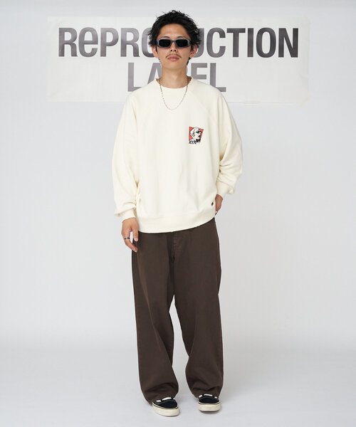 「RePRODUCTION LABEL」 スウェットカットソー FREE ミント レディース_画像8