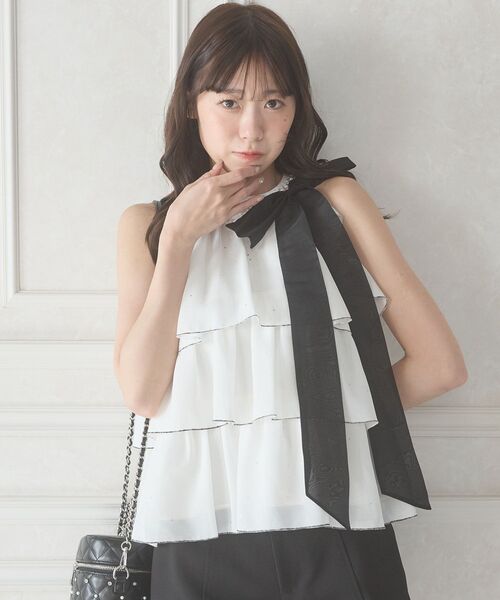 MAJESTIC LEGON（マジェスティックレゴン） ブラウス シャツ 夏 アメ 