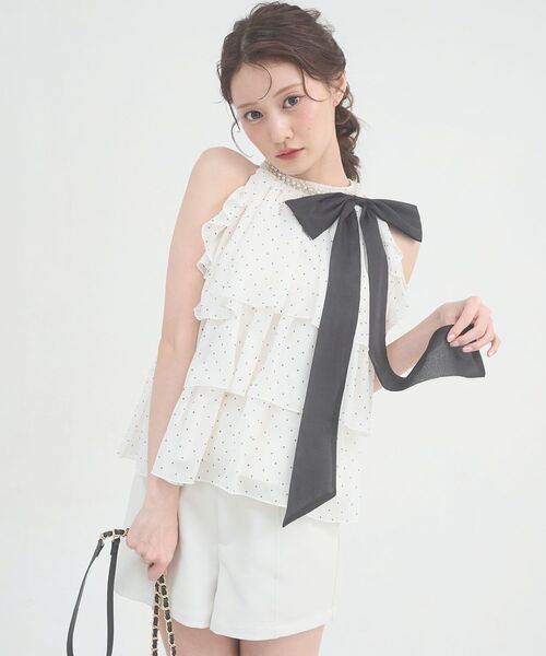 MAJESTIC LEGON（マジェスティックレゴン） ブラウス シャツ アメスリ