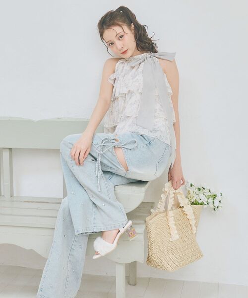 MAJESTIC LEGON（マジェスティックレゴン） ブラウス シャツ 夏 アメ