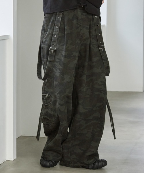 「Spielio」 カーゴパンツ M グリーン メンズ_画像5