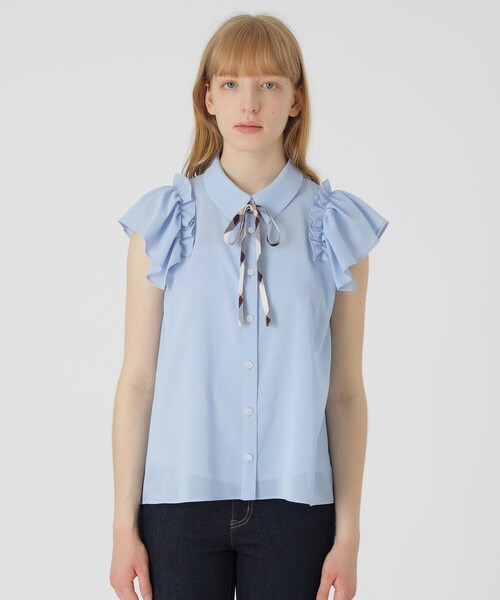 BLUE LABEL CRESTBRIDGE（ブルーレーベルクレストブリッジ） ブラウス