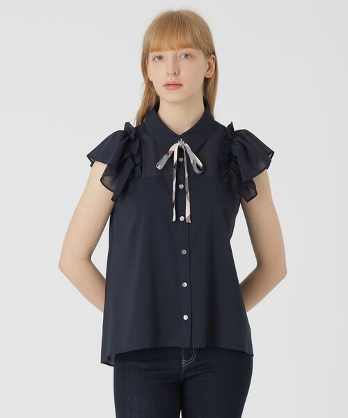 BLUE LABEL CRESTBRIDGE（ブルーレーベルクレストブリッジ） ブラウス
