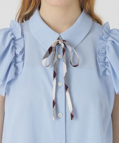 BLUE LABEL CRESTBRIDGE（ブルーレーベルクレストブリッジ） ブラウス