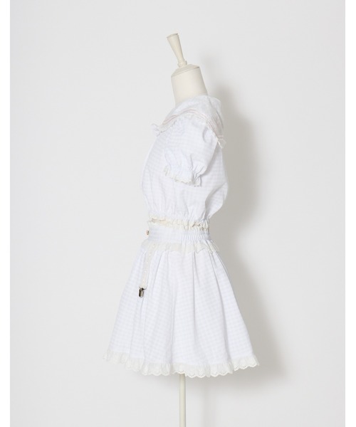 ワンピース gingham sailor setupの画像