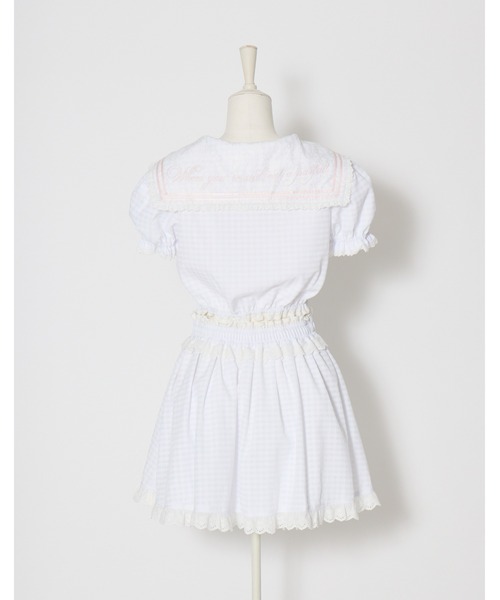 ワンピース gingham sailor setupの画像