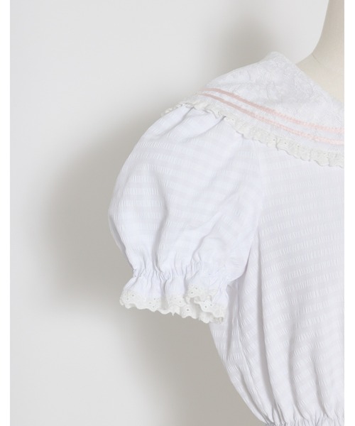 ワンピース gingham sailor setupの画像